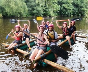 Barrel Rafting Session on the Wye